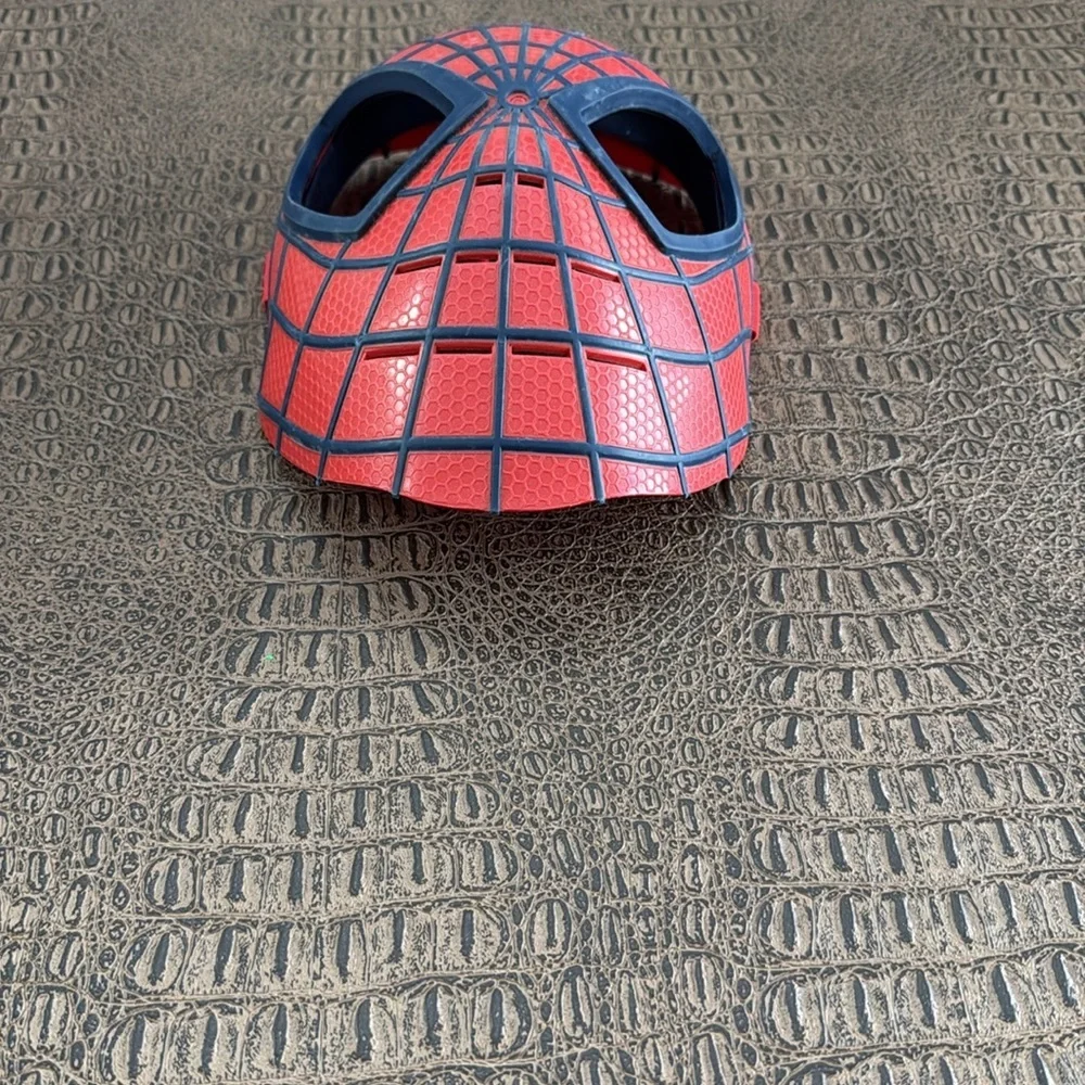 Spider-Man Red Blue Kids Half Face Costume Mask with Elastic Strap